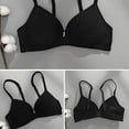 thumbnail image 4 of ALLLIST Full Coverage Women Bras No Wire Unlined Training Solid Black Push up Bralette Women's Lingerie Size S-XL, 4 of 5