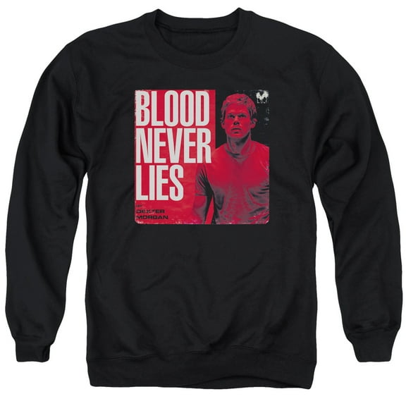 Dexter Cover Adult Crewneck Sweatshirt Black