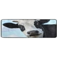 thumbnail image 5 of Dreamtimes Funny Cow Runner Rug 2' x 6' Non Slip with Rubber Backing Blue Sky Washable Soft Area Rug Carpet Entryway Rug Runner for Hallway Bedroom Kitchen Decor, 5 of 6