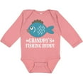 thumbnail image 3 of Inktastic Grandpa's Fishing Buddy Little Fisher Boys or Girls Long Sleeve Baby Bodysuit, 3 of 5