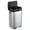 Stainless steel color, variant on 16 Gallon Dual Compartment Recycling Trash Can, 2 x 8 Gallon Stainless Steel Step Pedal Garbage Bin with Soft Close Lid.