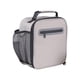 thumbnail image 1 of Bolsas de almuerzo con aislamiento, bolsa de almuerzo con cremallera suave, bolsa de almacenamiento para alimentos, bolsa de picnic para viajes en la gris, 1 of 9