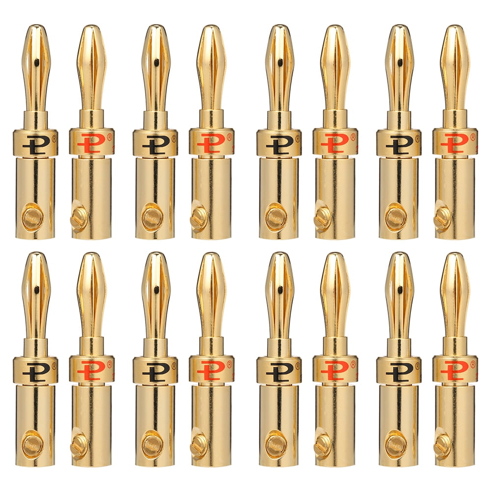 uxcell 1Pair 6MM Bullets Connectors Banana Plugs Male Female Plug Set with Housing
