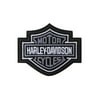 Harley-Davidson Silver Bar & Shield Patch SM 4'' x 3 1/2'' EMB302542, Harley Davidson