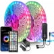 thumbnail image 1 of Dos tiras de luces LED de 10 m, tiras de luces LED superlargas con luces LED RGB que se controlan de forma remota mediante la aplicación y se sincronizan con el ritmo de la música. Las tiras de luces, 1 of 5