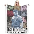 thumbnail image 2 of Josh Hutcherson Blanket Anti-Pilling Throw Blanket Plush Blanket Lightweight & Ultra-Soft, Warm & Comfy Flannel Fleece Blanket for Couch, Bed, Sofa, 60x80, 2 of 6
