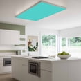 thumbnail image 3 of Turquoise Magnetic Fluorescent Light Covers for Ceiling Lights 2 x 4 Feet, Modern Pure Turquoise Office Classroom Kitchen Drop Ceiling Light Covers Lighting Filters Shade Panel 1 Pack, 3 of 9