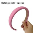 thumbnail image 5 of Cheers.US 4Pcs Women Lady Girls Sweet Hair Hoop Candy Color Hair Fixing Wide Non Slip Headband, 5 of 6