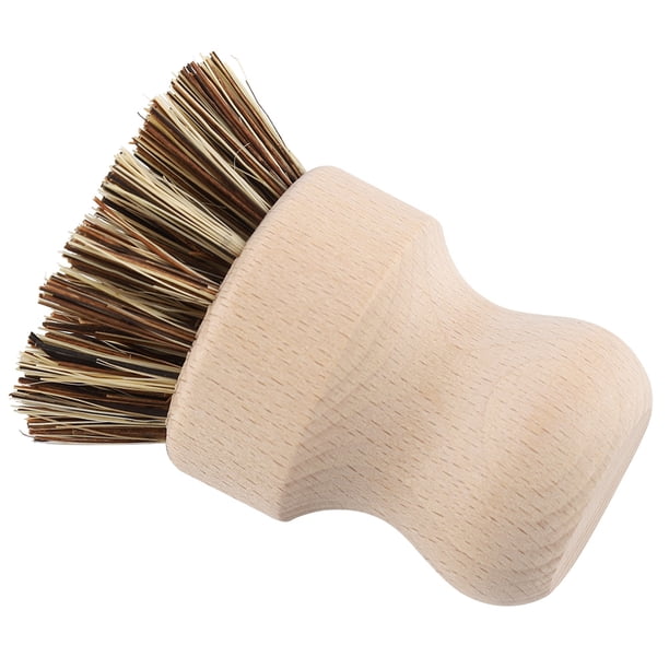 Cepillo para cuencos, limpiador de ollas de seda de sisal de haya, cepillo para lavar ollas, confiable y duradero
