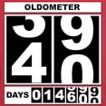thumbnail image 3 of CafePress - 40Th Birthday Oldometer Dark T Shirt - Men's Classic Graphic Cotton T-Shirt, 3 of 4