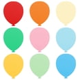 thumbnail image 1 of 27 Pack de Recortes de Globos de Papel Decorativos Multi-Color 6x4.5 Pulgadas para Maestros, 1 of 6