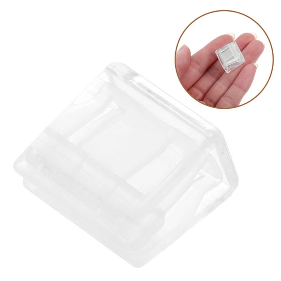 MLINS 20pcs Cute Plastic Paper Clips Holders for Decorative Memo Book Page Marking Transparent Document Organization Office Stationery