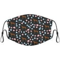 thumbnail image 1 of Cute Staffordshire Bull Terrier Dog Graphic Printed Cloth Face Masks Reusable Washable Adjustable for Child (5 PCS), 1 of 5