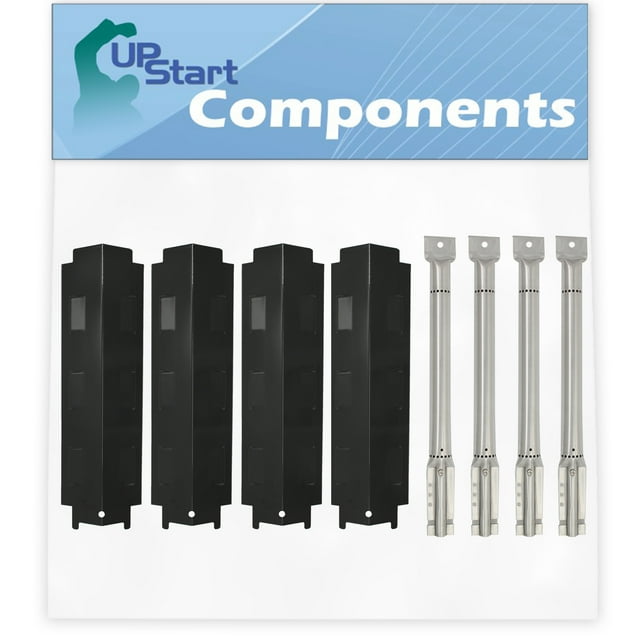 4Pack BBQ Grill Heat Shield Plate Tent & Tube Burner Replacement Parts