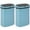 Blue, variant on YRLLENSDAN 13 Gallon Trash Can Motion Sensor Touchless Automatic Garbage Cans with Lid and Odor Filter for Kitchen Bedroom Office Living Room, Red