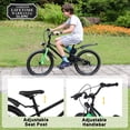 thumbnail image 6 of Glerc 20 inch Kids Bike for Child 7-13 Year Old Boys & Girls with Headlight & Kickstand, Black, 6 of 7
