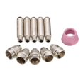 thumbnail image 3 of 11 pcs Piezas de Antorca de Punta de Boquilla Electrodo de Corte Taza Cerámica para Antorcha de SG- 55 - 60 WSD- 60, 3 of 6