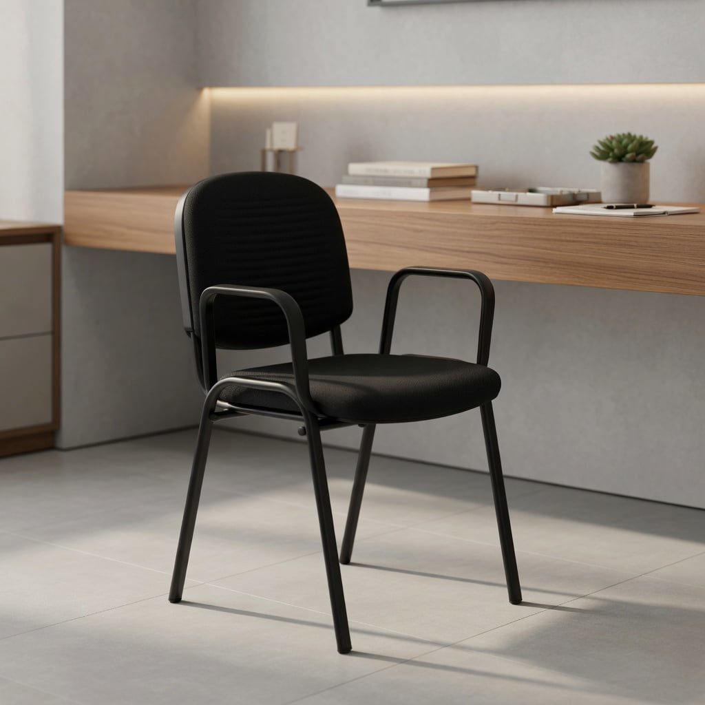 Spaco 5 Pieces Elegant Conference Office Chair Set for Guest Reception-Set of 5, Home Office Computer Desk Chair, Ergonomic Office Chair for Bedroom,Study