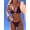 Multicolor 5, variant on Women's Sexy Leopard Print Spaghetti Strap Backless Side Tie Bikini Set Spring Summer Animal Print Swimwear