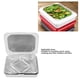 thumbnail image 3 of Portador De Bandeja Para Platos De Aluminio, Juego De Soporte Para Bandejas De Papel De Aluminio Para Alimentos, Soporte Reutilizable De Aislamiento Apilable Con Tapa Para Viajes, 3 of 7