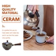 thumbnail image 3 of Phenofice Automático Rotatorio Té Pot Cerámico Con Asa De Madera Para Uso En Casa, 3 of 8