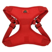 Wrap and Snap Choke Free Dog Harness by Doggie Design - Flame Red - X-Small