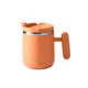 thumbnail image 2 of Taza Aislada con Tapa y Asa, Taza de Café de Acero Inoxidable, Térmico de Viaje con Capacidad de 450mL, Diseño de Doble Pared para Hogar, Oficina, Camping, 2 of 6