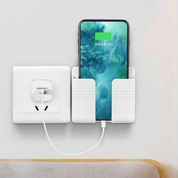 Bedside Shelf Organizer for Bed, Dorm Room Wall Stick on Adhesive