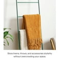 thumbnail image 6 of Yamazaki Home Leaning Storage Ladder, Forest Green, Steel, Supports 13.2 pounds, 6 of 8