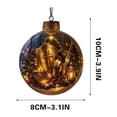 thumbnail image 2 of Glowing Christmas Story Ornament with Warm LED and 3D Mini Holiday Scene Glowing Christmas Story Ornament, 3D Mini Scene, Warm LED Glow, Ready To Hang, Tree And Wreath Decor, 2 of 7