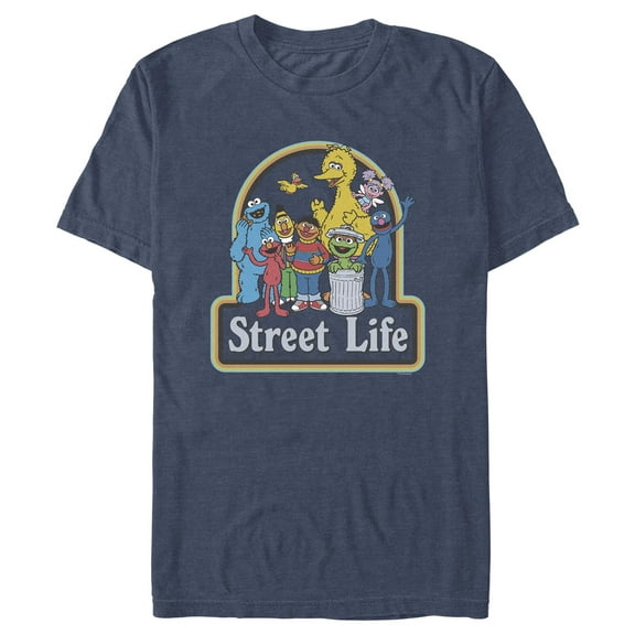 Men's Sesame Street Friends for Life Group  Graphic T-Shirt