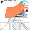thumbnail image 3 of iPad 10.5 Inch Air 3rd Generation [ Air 3 2019 ] A2152 A2123 A2153 MQF12LL/A MQEY2LL/A MQF22LL/A MQF02LL/A PC Smart PU Leather Protective Hard Back Cover - Orange, 3 of 7
