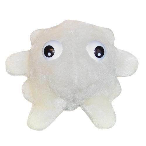 Giant Microbes White Blood Cell Original Plush Soft Toy Educational Gift 15cm 