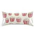 thumbnail image 3 of Cartoon Popcorns Pillowcases Soft Satin Pillow Covers Decorative Rectangle Envelope Closure for Women Men, 3 of 8