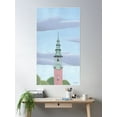 thumbnail image 2 of Clock Tower Poster Wall Art, Modern Wall Decor, 8x12 UNFRAMED, 2 of 3