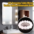 thumbnail image 1 of QTOCIO Led Mirror String Light Bulbs Headlights USB Charging Dimmable Lamp Bathroom, 1 of 9