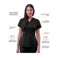 thumbnail image 3 of Adar Pro Scrubs For Women - Tailored Peplum Scrub Top, 3 of 6