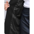 thumbnail image 6 of DARING DIVA Women's Business Button Down Notch Collar Dressy Blazer Jacket XS Black, 6 of 6