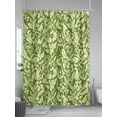 thumbnail image 5 of Fsddascl Green Flowers Shower Curtain Set - 72" x 78" Washable Bathtub Curtain with 12 Hooks, Petals Daisy Floral Farmhouse Country Waterproof Fabric Stall Shower Curtains for Bathroom/Bathtub Décor, 5 of 6