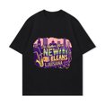 thumbnail image 2 of Black T-Shirt I'd Rather Be In New Orleans Louisiana City Skyline Saxophone Mardi Gras Beads Design For Festival Party Travel Souvenirs, 2 of 3