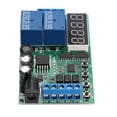 thumbnail image 1 of 5V to 24V Motor Forward Reverse Controller Timing Delay Time Cycles Relay Motor Controller Board, 1 of 7