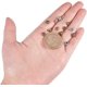 thumbnail image 3 of 900 cuentas espaciadoras de bronce y plata antigua de 6 estilos, cuentas de metal con forma de flor bicono para joyería, suministros para hacer pulseras y collares (plata antigua), 3 of 5