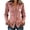 Light Pink, variant on Cowgirl Shacket Women Long Sleeve Slim Fit Button Down Collared Suede Western Jacket with Fringe Country Concert Tops