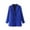 Dark Blue, variant on XFLWAM Women's Fashion Casual Spring Summer Solid Color Long Sleeve Blazer Khaki S