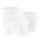 thumbnail image 1 of 4 tazas medidoras de líquidos de plástico grueso, herramienta para medir vasos volumétricos., 1 of 5