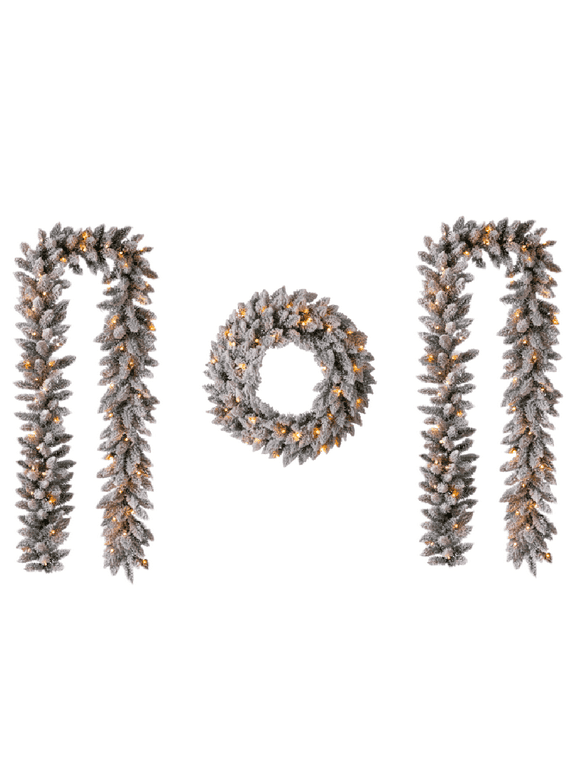 Christmas Wreath & Garland Sets in Christmas Wreaths & Garlands