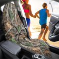 thumbnail image 4 of POLERO Woodland Camo Terry Cloth Car Seat Cover Sweating, Suitable for Seat Covers and Liner Van Truck Seat, Car Seat Towel Cover for Vans Cars, 4 of 7