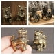 thumbnail image 2 of 1 par de figuras de león de latón, adorno de león, figura de león, estatua de escritorio, estatua de león, 2 of 8