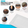 thumbnail image 3 of 2Pcs Baby Proof Vent Cover Child Proof Safe Soft Silicone,  Ventilation, Catching Small Objects for Home Floor, 3 of 8