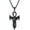 02.Black(ankh horus), variant on Men Women Necklaces Stainless Steel Ankh Cross Eye of Horrus Pendant Chain Gift-02.Black(ankh horus)